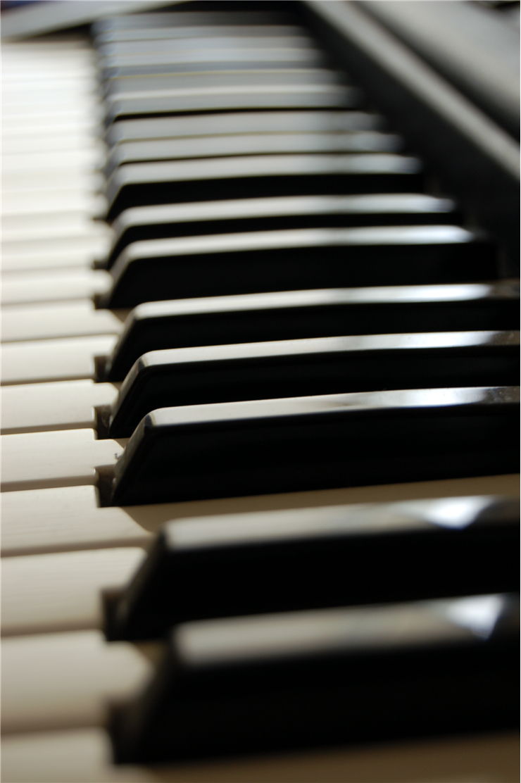 Keyboard of Piano