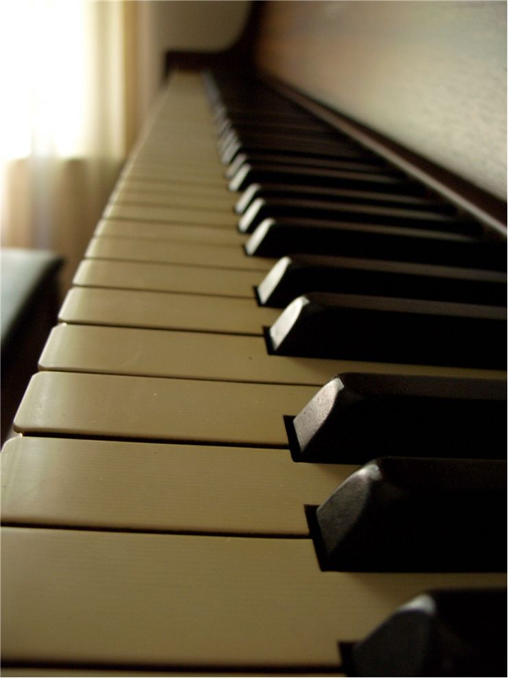 Perspective of Piano Keys